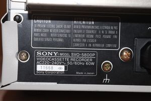 Sony SVO-5800P image 5